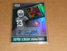 2016 Panini GALA KELVIN TAYLOR AUTOGRAPH/AUTO 49ERS SILVER SCREEN 11/25 T4433