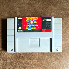 Nintendo Wordtris Puzzle Super Nintendo SNES Game Cartridge