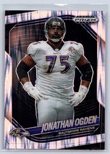 2025 Panini Prizm Black #7 Jonathan Ogden Prizm Skewed #/249