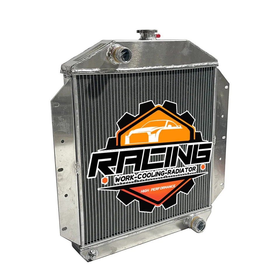 Radiador de aluminio completo para motor Ford Deluxe L6 1949 1950 1951 3,7 L OEM##CC49-6 Foto 3 de 4