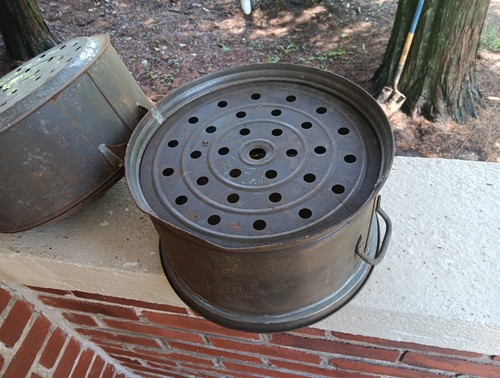 VINTAGE HILL'S CHAMPION STEAM COOKER POT SET HILL WHITNEY & CO OLD COOKWARE - Picture 5 of 10