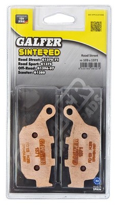 Galfer Brake Pads Rear For Zero Zero DS (Dual Sport) (Nissin F/J.Juan R ) 2014