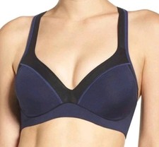 Natori 752147 Zen Convertible Underwire Sports Bra Navy/Black New Size 32C