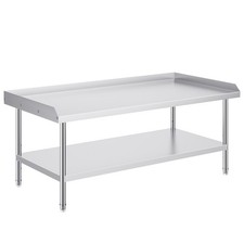 Uimoso Stainless Steel 30"x60" Work Table for Commercial Kitchen Use