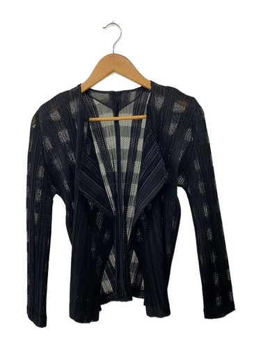 PLEATS PLEASE ISSEY MIYAKE Cardigan Tops black 3 - 第 1/4 張圖片