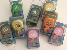 EK Success Embossive Punches - Heart, Star, Leaves, Butterfly, Flower- Choice
