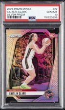 2024 PANINI PRIZM WNBA SILVER PRIZM #22 CAITLIN CLARK ROOKIE RC PSA 10
