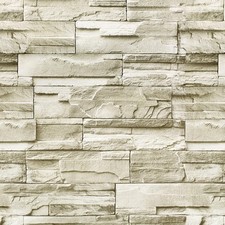 Retro Grey Realistic Brick Wall Faux Wallpaper 3D Effect For Wall Wardrobe Table