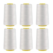 6 Rolls Heavy Duty Spool Sewing Thread for Bags Stitcher Closer
