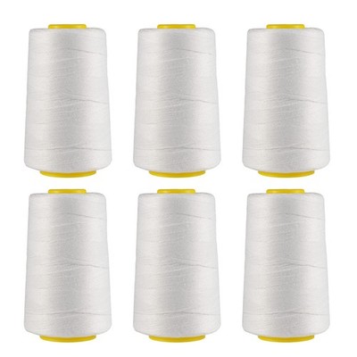 6 Rolls Heavy Duty Spool Sewing Thread for Bags Stitcher Closer