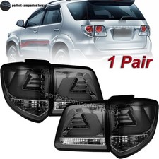 1 Pair Tail Light For Toyota Fortuner 2012 2013 2014 Rear Brake Lamp Smoked