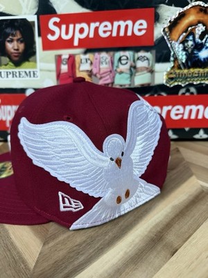 Authentic Damn Pigeon New Era Jon Double Dove New York Yankees Fitted 7 3/8 Rare