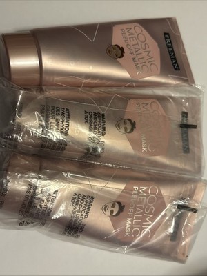 3 new tubes Facial Mask Freeman Cosmic Metallic Peel-Off Purifying Platinum 6 oz