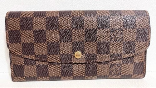 Unused LOUIS VUITTON Damier Long Wallet