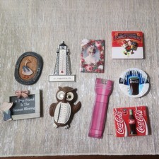 Vintage Lot of 9 Refrigerator Magnets, Countr...