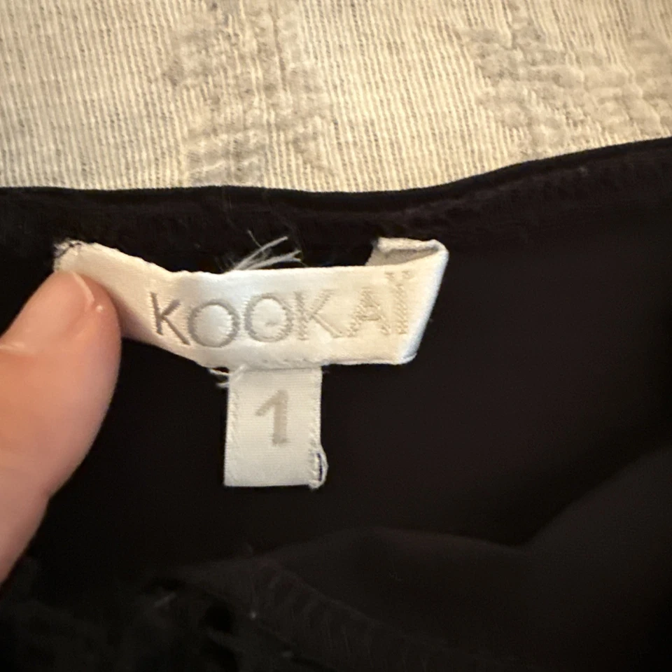 Vestido Kookai LBD negro sin mangas talla 1 pequeño Foto 3 de 3