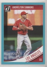 2018 Panini Donruss Teal Border 72/199 Andrelton Simmons #122 s3g