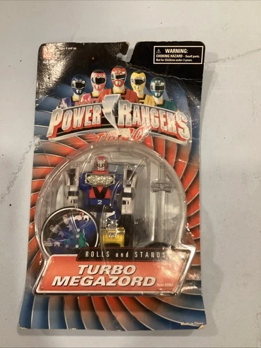 2951 VINTAGE 1996 BANDAI POWER RANGERS TURBO MEGAZORD New ON CARD See Pics