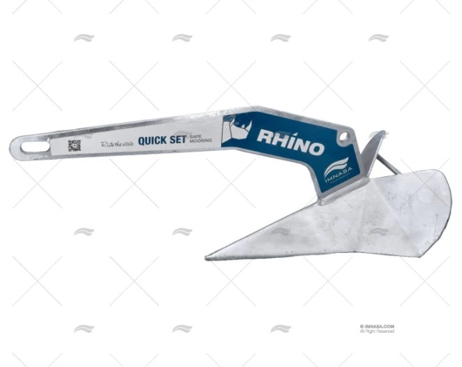 Ancre Rhino Galva 16kg IMNASA Évite le Dérapage du Bateau sur Fond de Sable