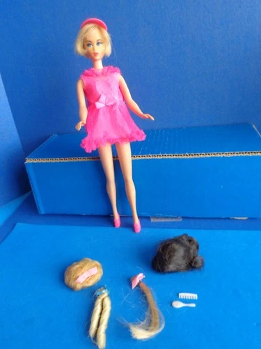 VINTAGE HAIR FAIR BARBIE ON TNT BODY WITH ACCESSORIES- BLONDE SIDE GLANCE EYES