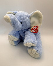 Ty Beanie - The Baby Ty Collection 2006 - Pluffies - Baby Winks - Blue & White