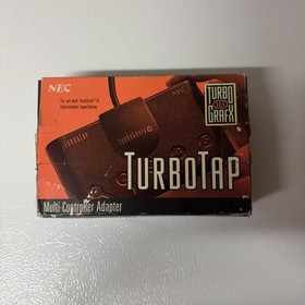 TURBOGRAFX 16 TURBO TAP BOXED AND COMPLETE NEC MULTI-CONTROLLER ADAPTER! 