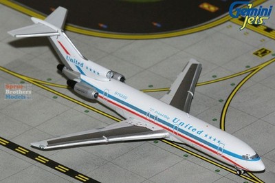 航空機・ヘリコプター Gemini 200 Boeing 727-200 United GEMGJ2352 1:400 Gemini Jets United Airlines B727-200 Reg #N7620U