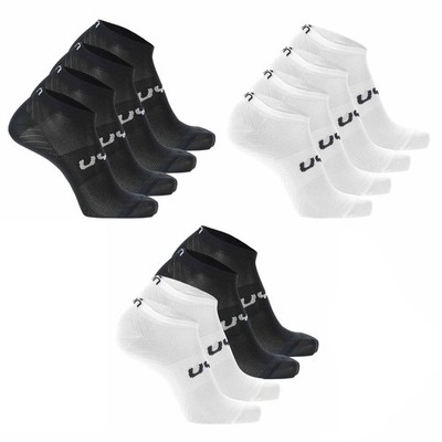 UYN Unisex Sneaker Socken, 4er Pack - Essentials Sneaker Socken, Logo, einfar...
