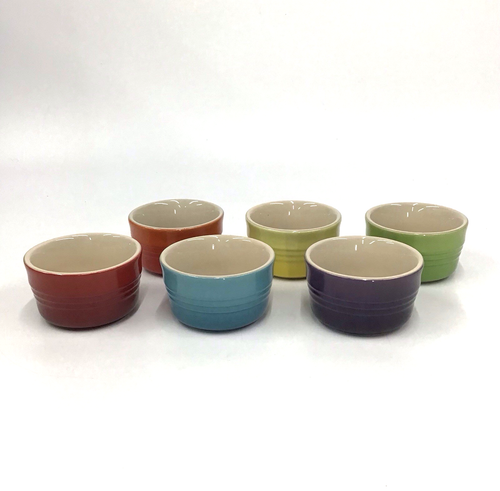 Le Creuset Rainbow Mini Ramekin Juego de 6 gres multicolor 100 ml 3,4 oz