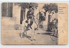 Egypt - ALEXANDRIA - Egyptian mounted policeman - SEE SCANS FOR CONDITION - Publ