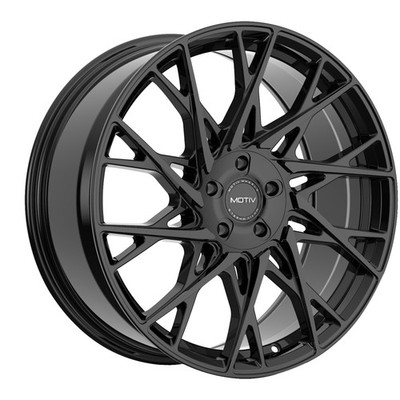 Motiv 430B Maestro 17x7.5 5x4.5''/5x120 +40mm Gloss Black Wheel Rim 17'' Inch