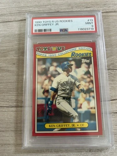 1990 Topps TOYS "R" US Rookies Ken Griffey Jr. #13 PSA 9 Seattle Mariners RC