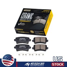 Rear Ceramic Brake Pads w/Hardware for Cadillac XTS 2013-2019