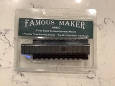 Three Sided Scope Accessory Mount Famous Maker