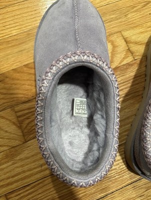 UGG Sinclair Women's lavender Suede Slip-On Plush-Lined Slippers Size 7