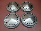 1968-1989 Mopar Plymouth Dodge Police Car Dog Dish Hubcaps 9" GTX Charger RR