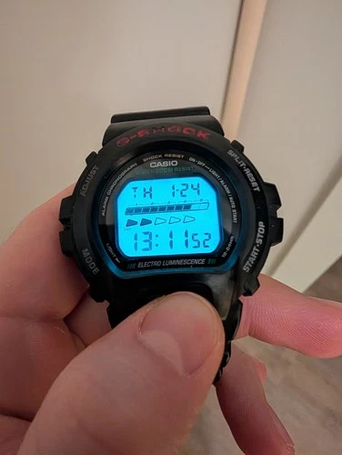 Vintage Casio G-Shock Digital Watch - DW-6600 (1199) Electro Luminescense Japan