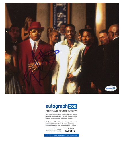 LL Cool J Signed ANY GIVEN SUNDAY 8x10 Photo w/ Jamie Foxx Bellamy PROOF ACOA B