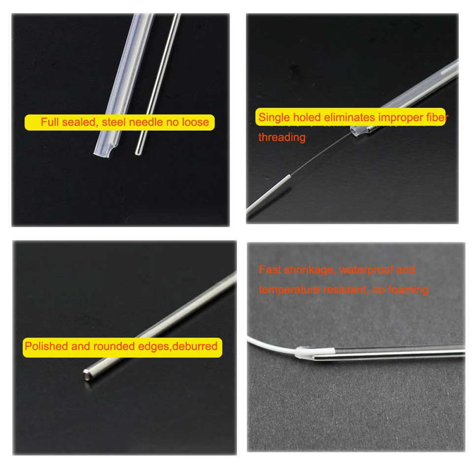  2500pcs Pre Shrunk Fiber Optic Fusion Splice Protector Sleeves  φ2.5mm 2.4mm - Image 2 of 4