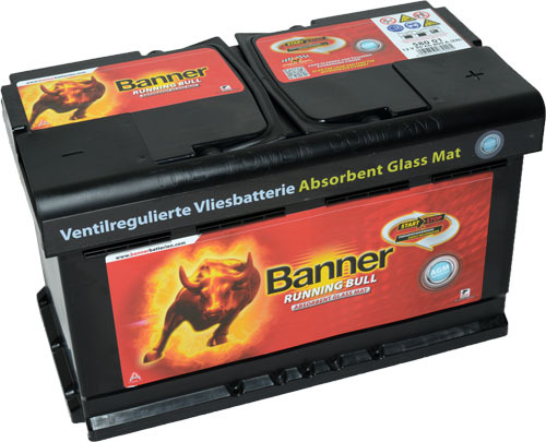 Banner AGM Batterie VW Tiguan 5N 2,0 TDI BlueMotion Start Stop Bj 03.08-