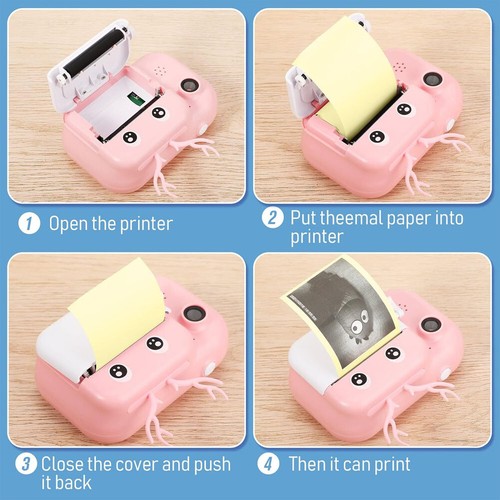 Mini Pocket Thermal Printer Bluetooth Photo Sticker Label Inkless Printing USB - Picture 23 of 28