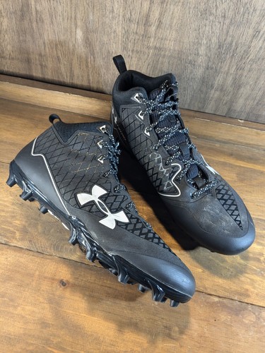 Under Armour Nitro Select Mid Fußballschuhe Herren Größe 11,5 schwarz weiß - Bild 1 von 12