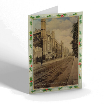WEIHNACHTSKARTE Vintage Cambridgeshire - Cambridge. Fronleichnamskolleg (b)