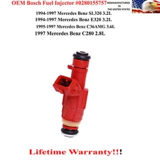 0280155757 OEM Bosch Fuel Injector 1994-1997 Mercedes Benz SL320 3.2L