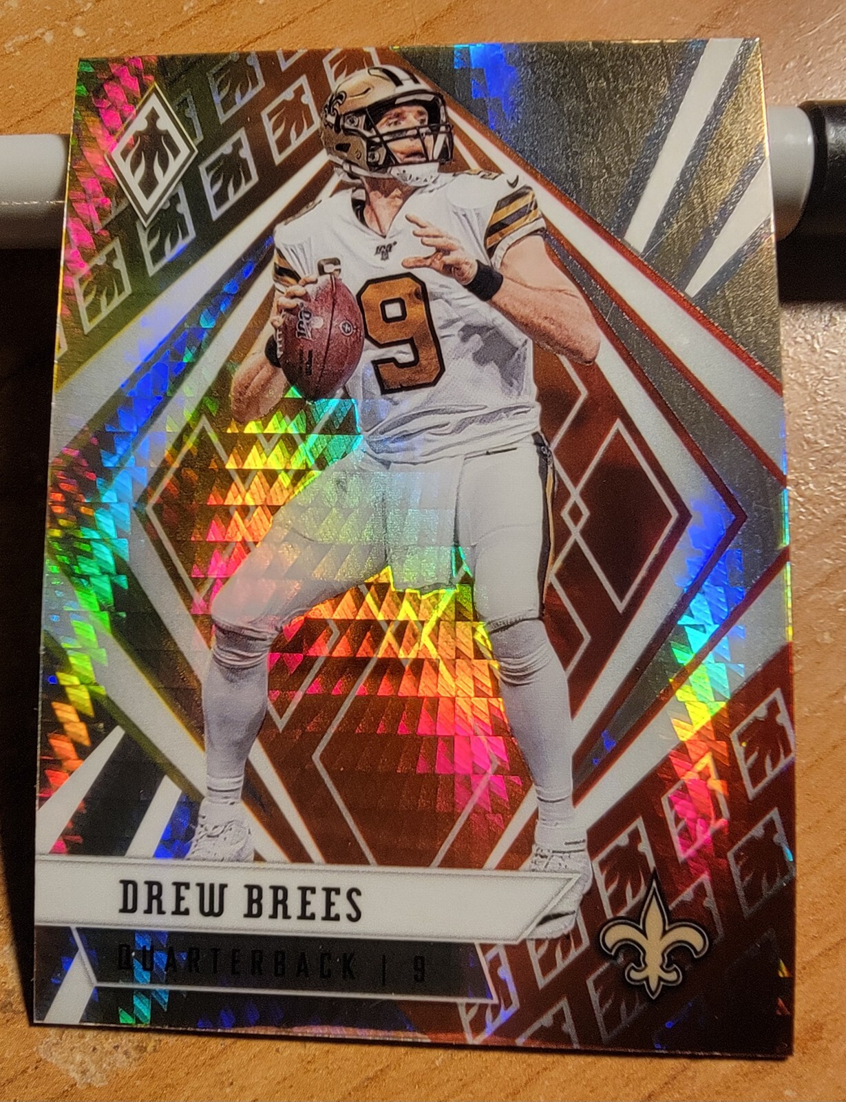 Fire Burst BEAUTIFUL 2020 Panini Phoenix #10 Drew Brees Saints