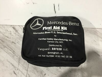 Mercedes-Benz First Aid Kit A163 860 00 50 Zip Carry Bag  Aid Items Inside OEM