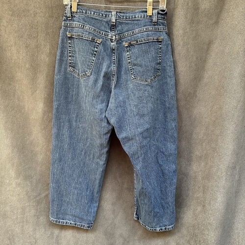 Lee Riders Jeans pantaloni donna vita alta cropped taglia 10