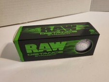NEW Slazenger Raw Distance Straight Golf Balls 3 Pack Green Package