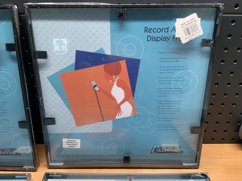 Record Album Cover Display Black Metal Frame LP Vinyl Collectors Museum Lot of 4 - Picture 5 of 10