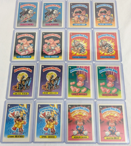 Complete 1985 Topps Garbage Pail Kids 1ST SERIES 1 Sticker Card Set GPK OS1 MINT - Picture 6 of 10
